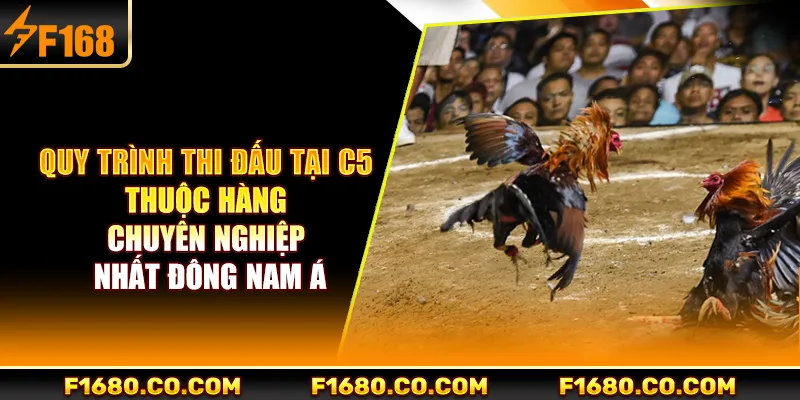 Quy trình thi đấu tại C5 thuộc hàng chuyên nghiệp nhất Đông Nam Á