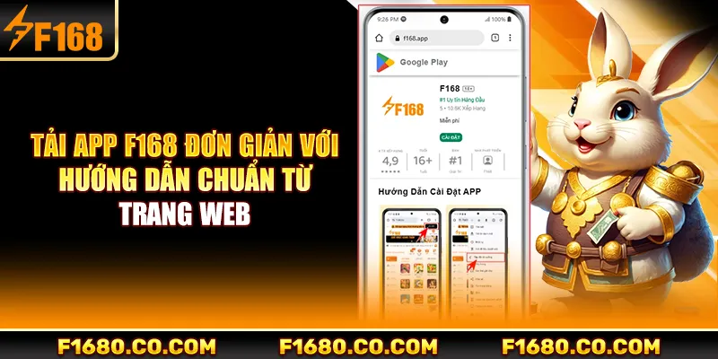 Tải App F168 Đơn Giản Với Hướng Dẫn Chuẩn Từ Trang Web